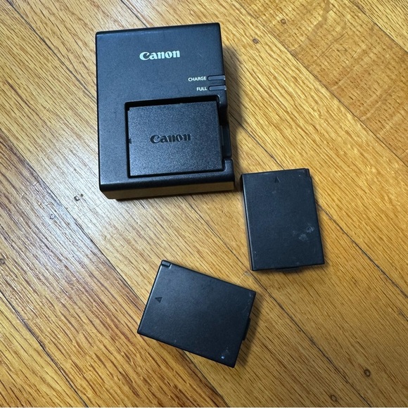 Cannon T5 Rebel DSLR with 55mm Fixed Lens, Accessories, Case, Batteries - Picture 3 of 13